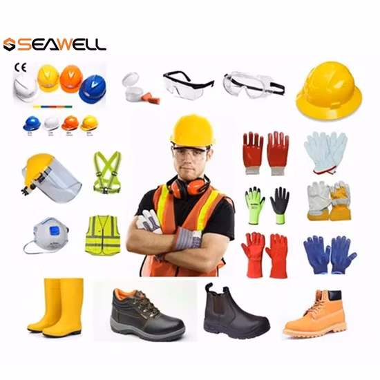 13 Gague Homemade Red Latex Coated Crinkle Safety Work Gloves Personal Protective Equipment