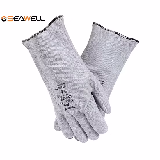 13 Gague Homemade Red Latex Coated Crinkle Safety Work Gloves Personal Protective Equipment