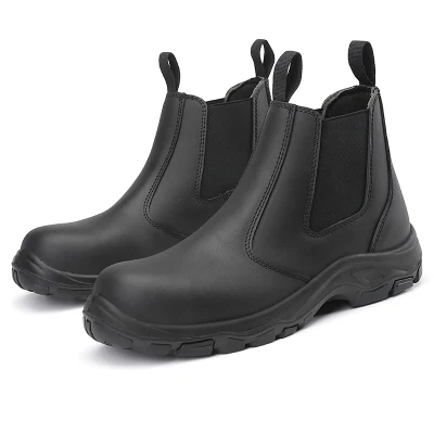 Chaussure de sécurité anti-crevaison personnalisée CE en acier pour chaussures de travail de protection pour hommes